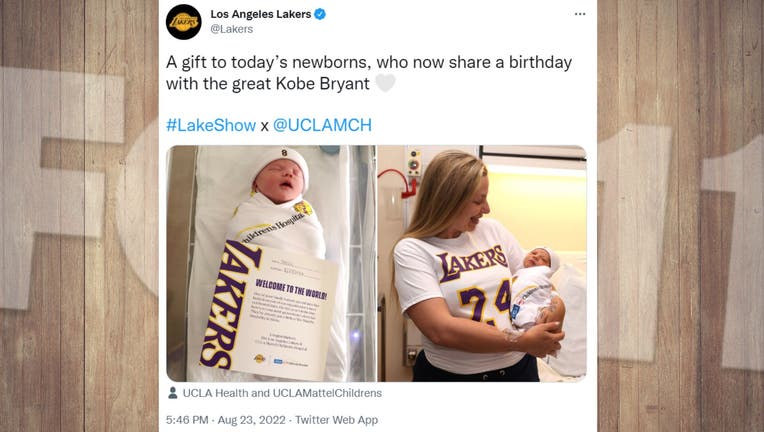 Lakers best sale infant gear