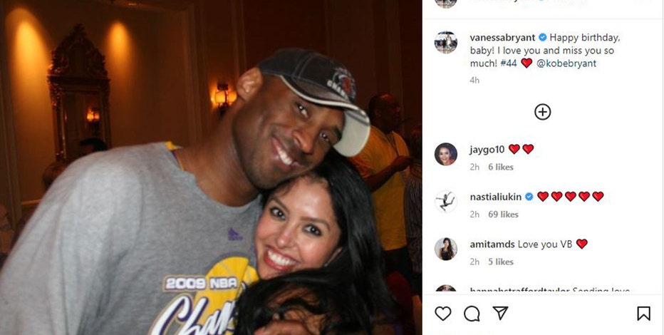 Vanessa Bryant Wishes Kobe A Happy 44th Birthday, 'I Love You