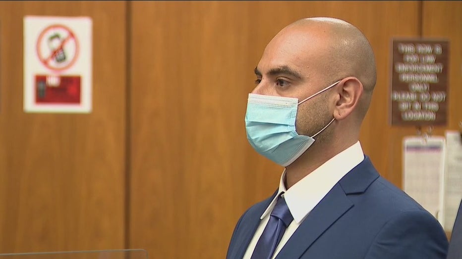 Bryan Alexis Cifuentes Rossell appeared in court in connection with an assault at SoFi Stadium earlier this year that left a San Francisco 49ers fan in a medically-induced coma.