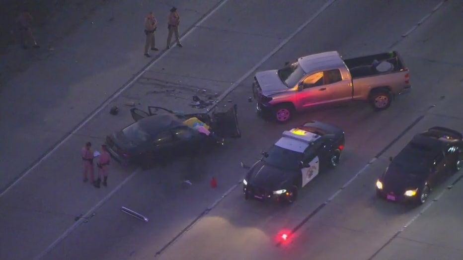 Wrong-way Driver Causes Head-on Crash On Freeway In Cerritos | FOX 11 ...