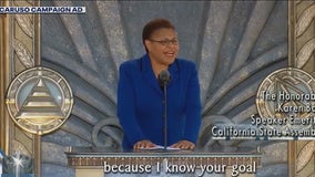 Karen Bass responds to new ad linking her to Church of Scientology