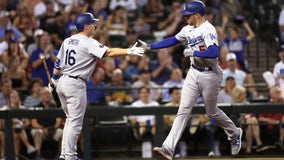 Dodgers clinch NL West title after win over D-Backs