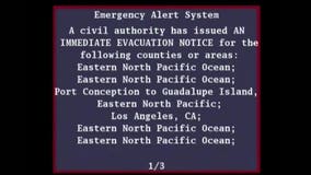 Emergency alert telling LA, Ventura counties to evacuate sent by mistake: officials