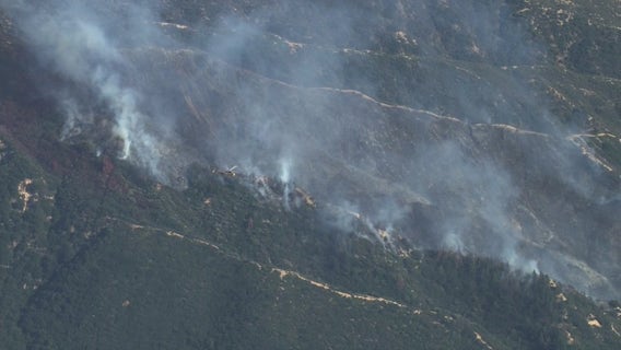 Manzanita Fire: Crews battling blaze in San Bernardino County