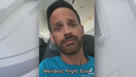 VIDEO: Strange sounds take over American Airlines intercom system