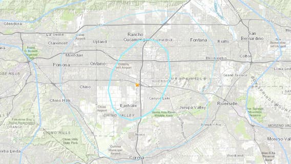 Small earthquake strikes near Jurupa Valley