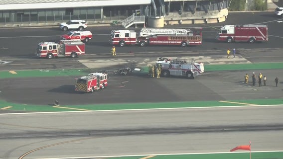 Flight instructor, student killed after small plane crashes in Santa Monica