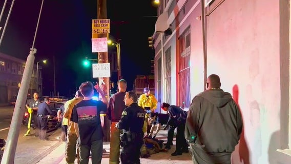 Man wounded in South LA street takeover: report