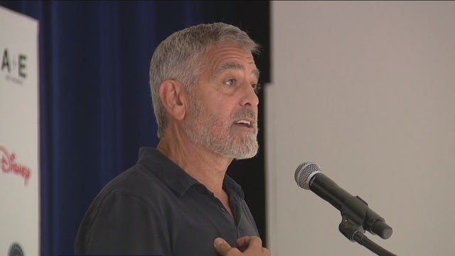 George Clooney opens new film/TV magnet school in LA