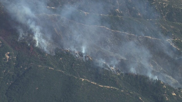 Manzanita Fire: Crews battling blaze in San Bernardino County