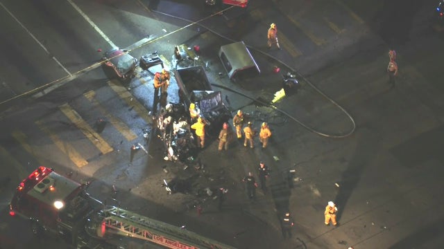 2 dead in multiple-vehicle crash in Wilmington