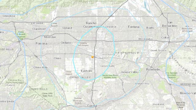 Small earthquake strikes near Jurupa Valley