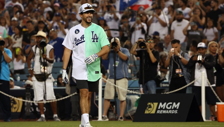 Bad Bunny Was the Star of the MLB All-Star Celebrity Softball Game
