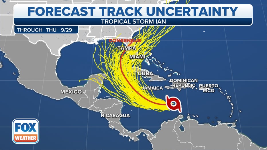 Tropical Storm Ian forces state of emergency in Florida as significant  hurricane threat nears