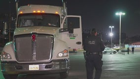 Woman killed after being run over, dragged by semi in Echo Park parking lot