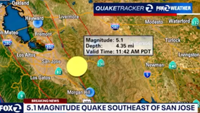 San Jose earthquake: Bay Area feels 5.1-magnitude quake