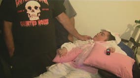 Halloween haunted house for terminally ill girl reopens at new location after problems with first address