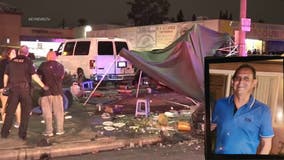 Father of 4 killed in Pomona taco stand crash; 12 others hurt