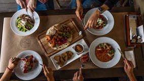 Families who eat meals together are often less stressed, survey finds