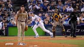 Turner, Dodgers start fast, hold off Padres in NLDS opener