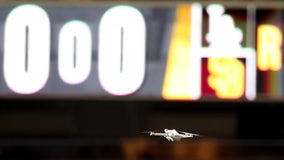 Because this series can't get any weirder: Drone briefly pauses Dodgers-Padres NLDS after rain delay