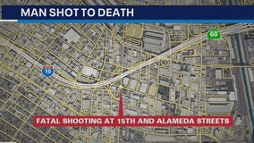 Man who nearly struck pedestrian killed in downtown Los Angeles: LAPD