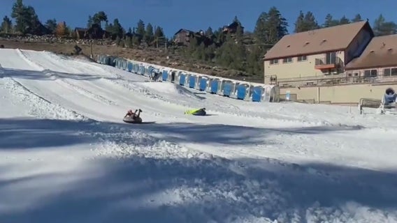 Big Bear Snow Play opens winter season with snow tubing