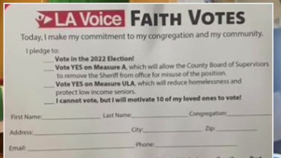 Measure A: Priest accused of endorsing removal of LA County Sheriff Alex Villanueva