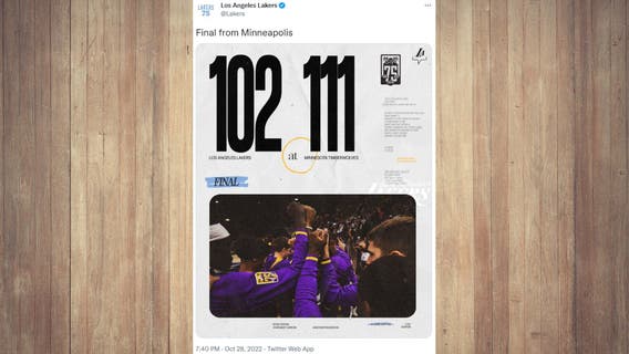 Lakers now 0-5 to start season after loss to Timberwolves