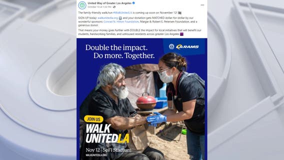 Rams, United Way team up for fundraiser walk at SoFi Stadium