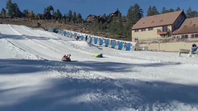Big Bear Snow Play opens winter season with snow tubing