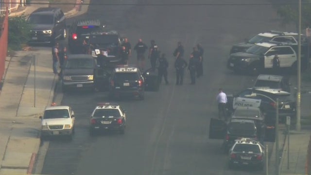 Homicide suspect arrested in Watts after hours-long search