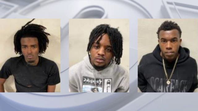 4 arrested after allegedly robbing AT&T store, leading police on pursuit in San Bernardino