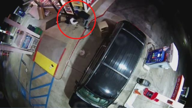 VIDEO: Suspect arrested for violent Encino gas station robbery; police searching for more victims