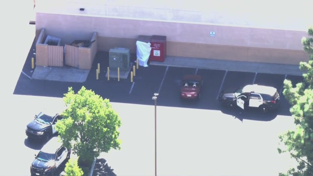 Woman's body found in clothing donation box in Santa Clarita area