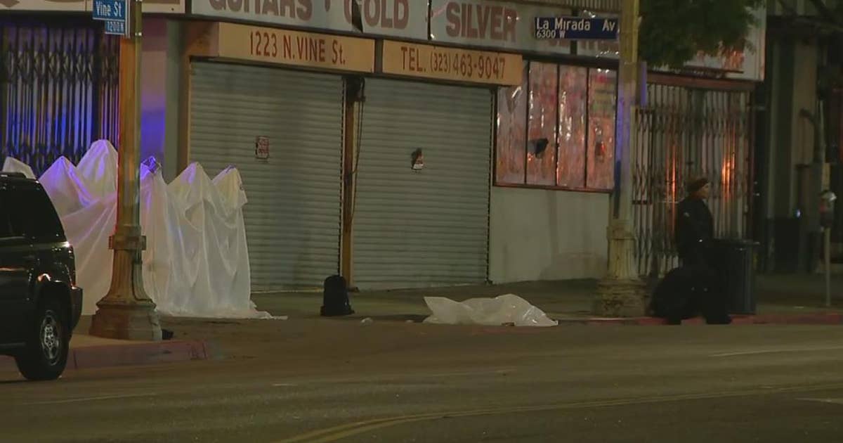 Homeless man shot and killed in Hollywood; 6 detained | FOX 11 Los Angeles