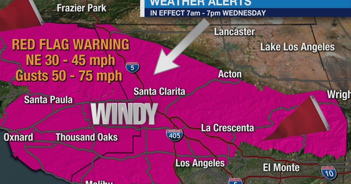 Santa Ana winds bring Red Flag Warnings, critical fire conditions to ...