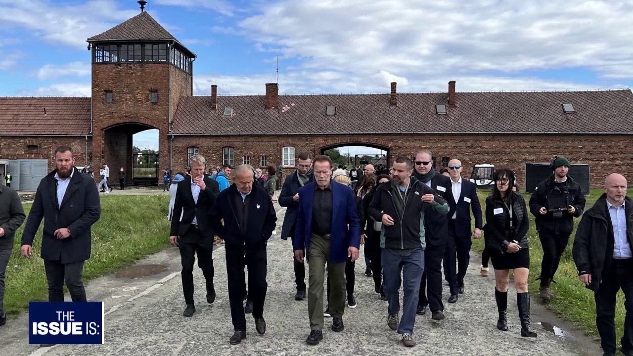 Arnold Schwarzenegger, son of a Nazi officer, describes powerful visit