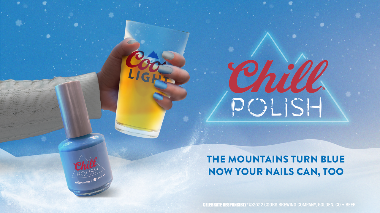 Coors Light unveils nail polish that detects if beer is cold enough to drink Coors Light unveils nail polish that detects if beer is cold enough to drink
