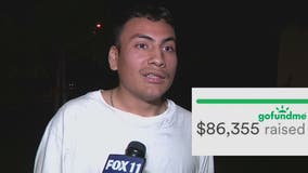 Over $90K raised after family's work truck stolen during wild LA pursuit