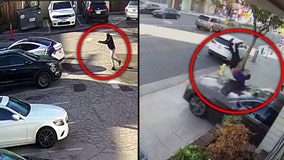 Armed thief attempts to rob victim in broad daylight, runs him down with car on Sunset Blvd. in WeHo