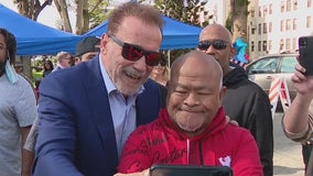 Arnold Schwarzenegger holds special celebration for vets in LA