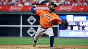 Astros no-hit Phillies in Game 4, even series at 2 games apiece
