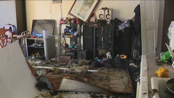 Fontana man loses home in Santa Ana-fueled fire