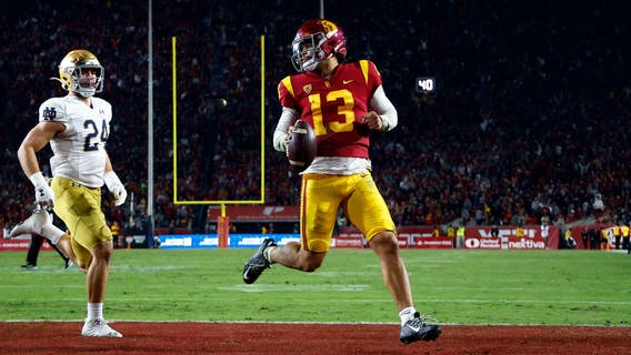 Caleb Williams lifts No. 5 USC past Notre Dame 38-27