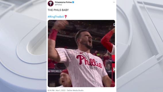 Phillies power past Astros to take World Series lead