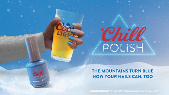 Coors Light unveils nail polish that detects if beer is cold enough to drink