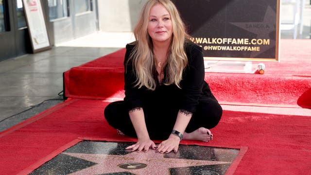 Christina Applegate's Hollywood Walk of Fame star unveiled