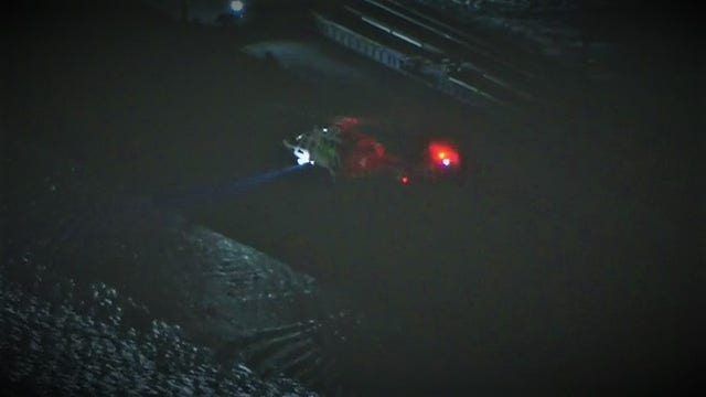 LAFD working to pull man from river in Boyle Heights