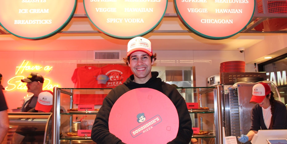 David Dobrik's New Pizza Place Gets Early Morning Campers for Opening